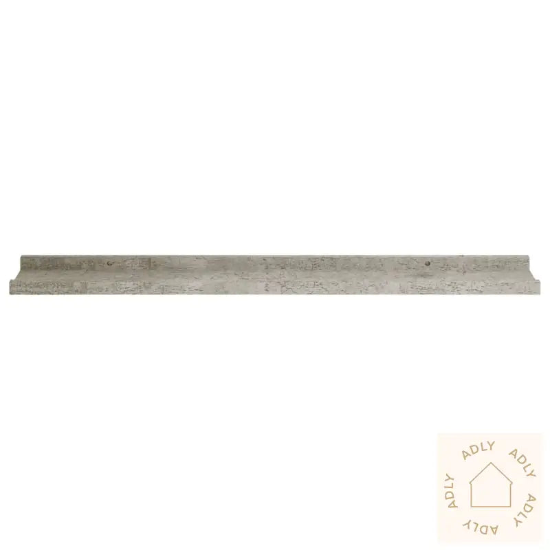 Vegghyller 2 Stk Betonggrå 80X9X3 Cm