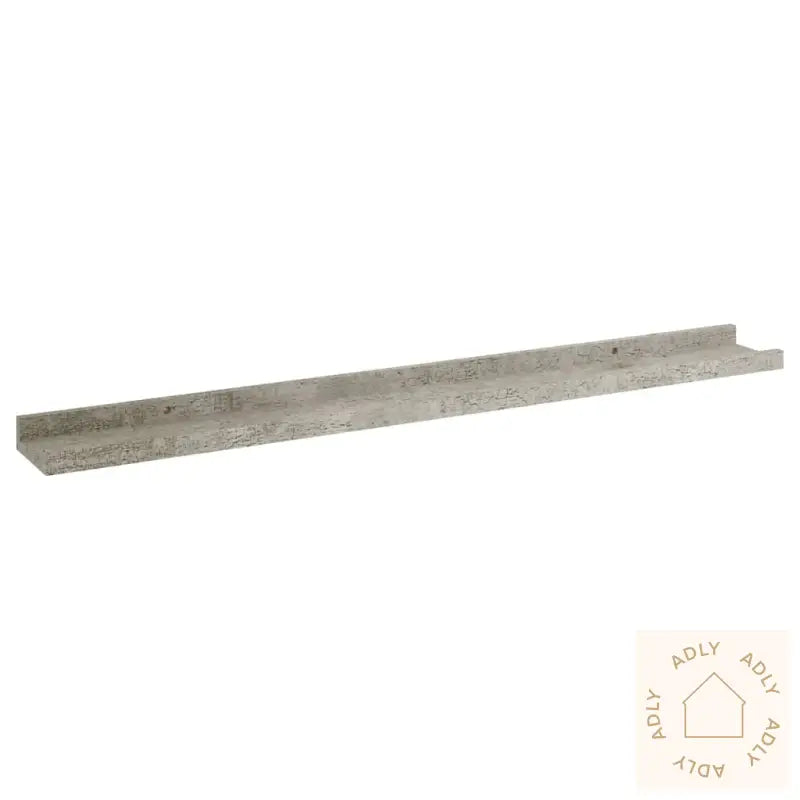 Vegghyller 2 Stk Betonggrå 80X9X3 Cm
