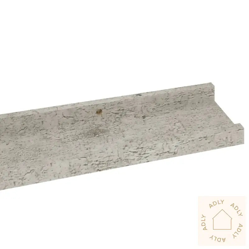 Vegghyller 2 Stk Betonggrå 80X9X3 Cm