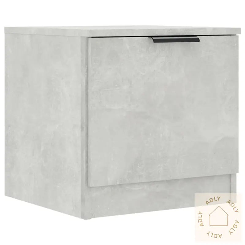 Nattbord 2 Stk Betonggrå 40X39X40 Cm
