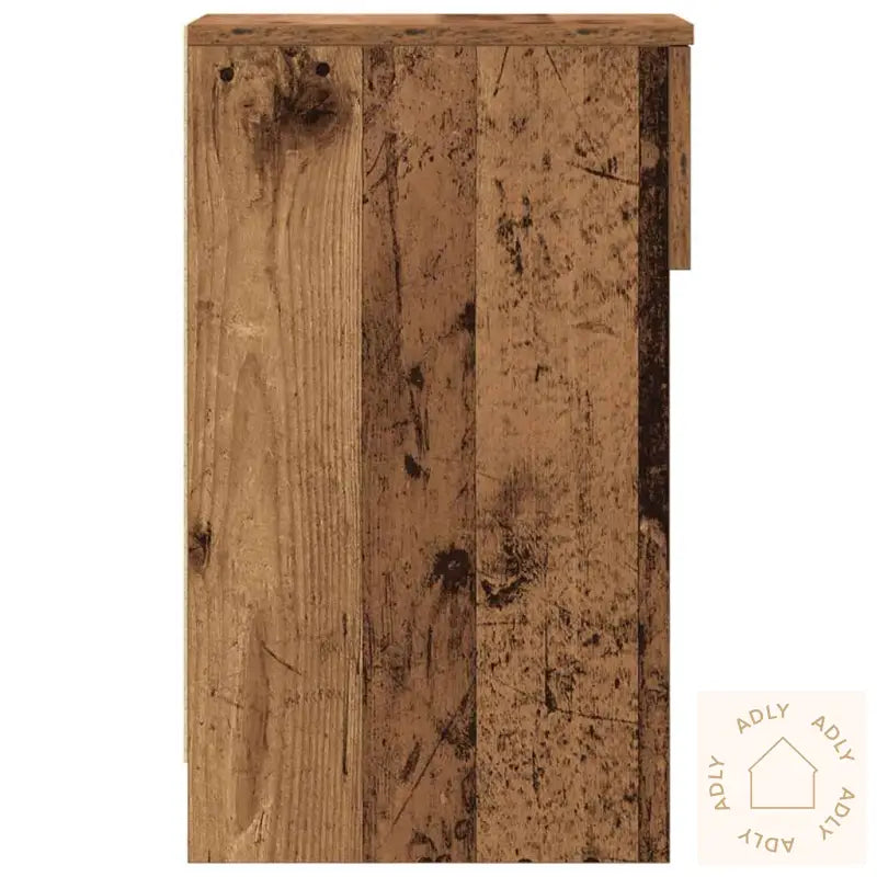 Nattskap Med Skuff 2 Stk Gammelt Tre 20X36X60 Cm
