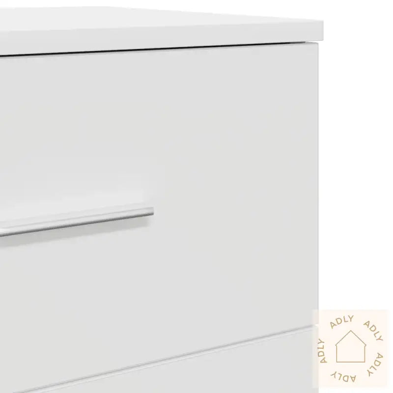 Nattbord 2 Stk Med 2 Skuffer Hvit 40X36X50 Cm