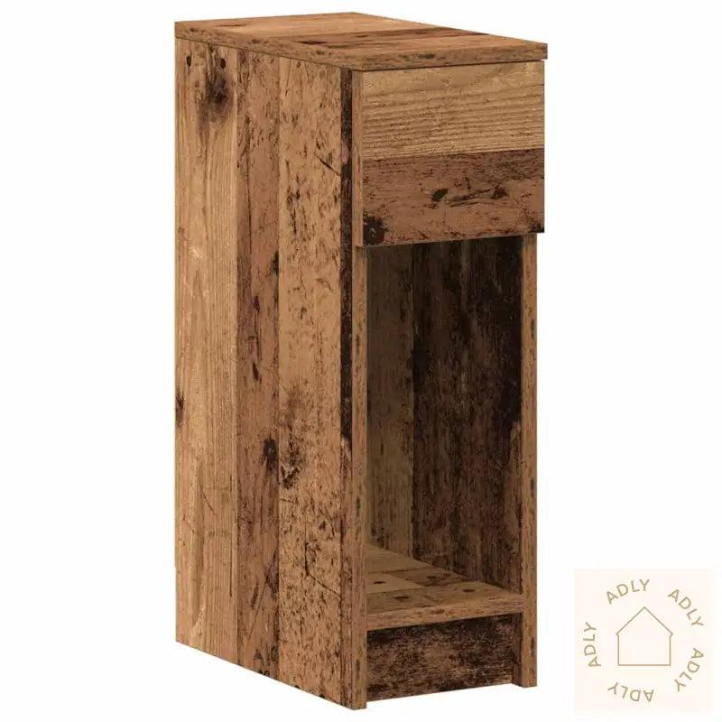 Nattskap Med Skuff 2 Stk Gammelt Tre 20X36X60 Cm