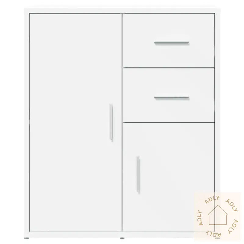Skjenker 2 Hvit 60X31X70 Cm Konstruert Tre