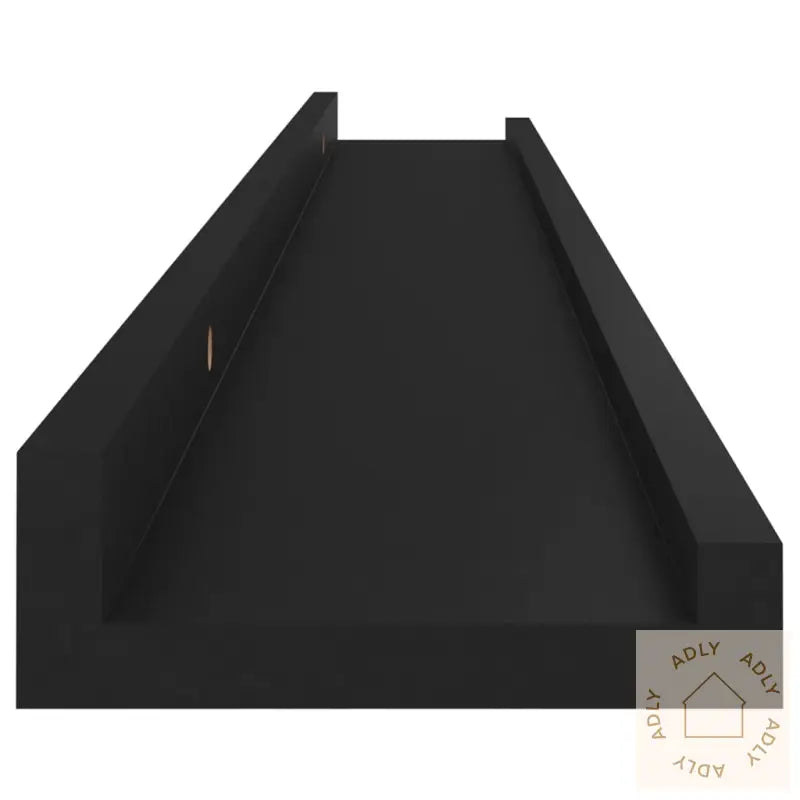 Vegghyller 4 Stk Svart 80X9X3 Cm