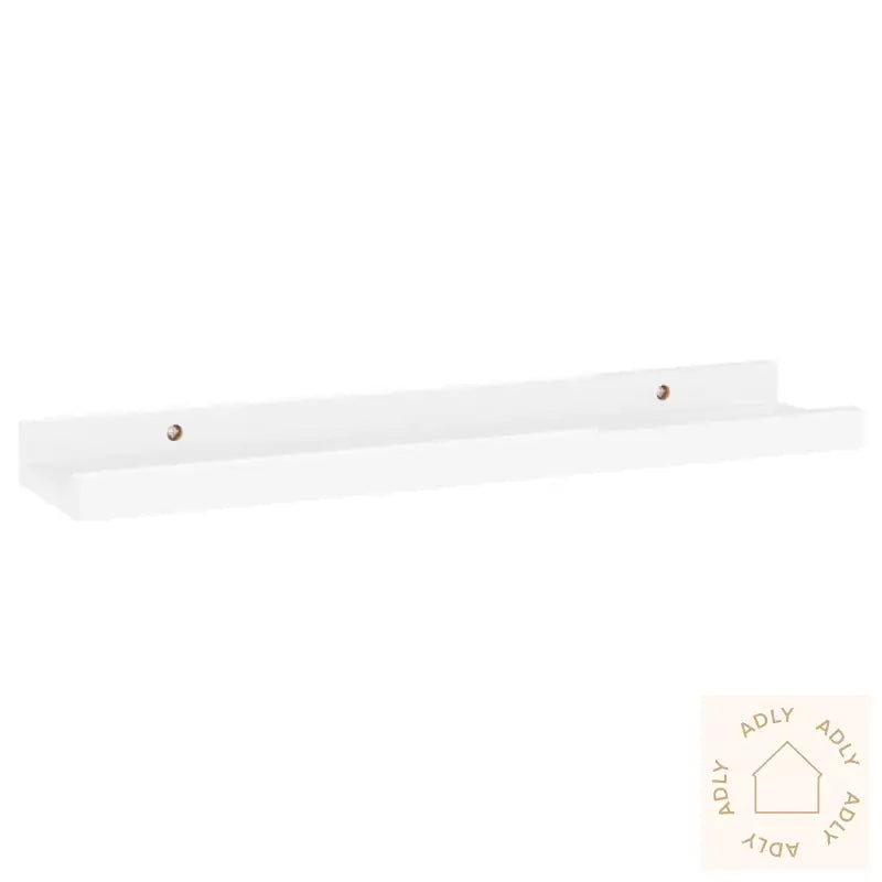 Vegghyller 2 Stk Høyglans Hvit 40X9X3 Cm