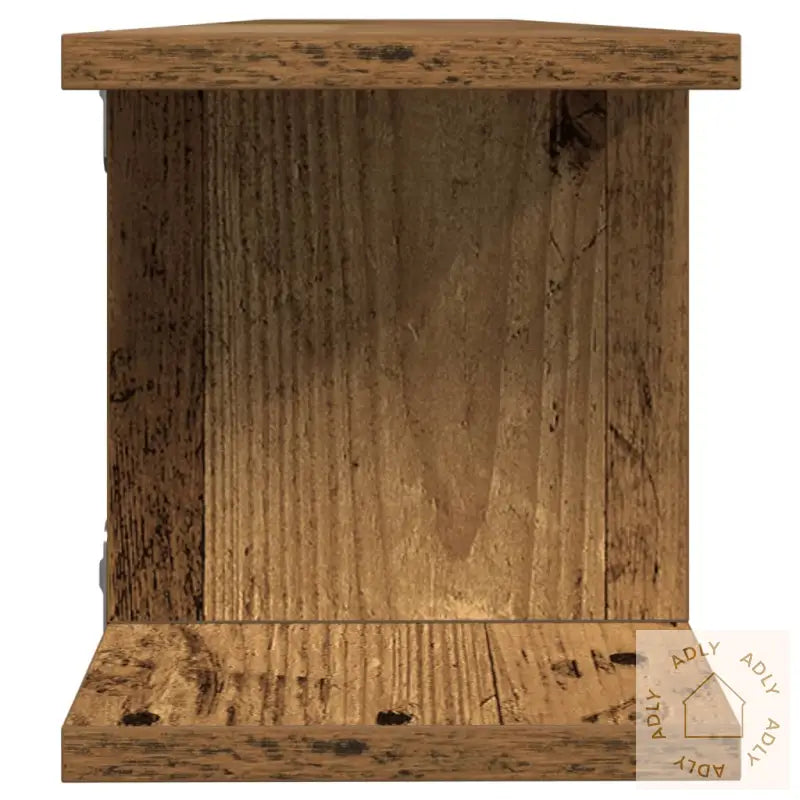 Vegghyller 2 Stk Gammelt Tre 105X18X20 Cm Konstruert Tre