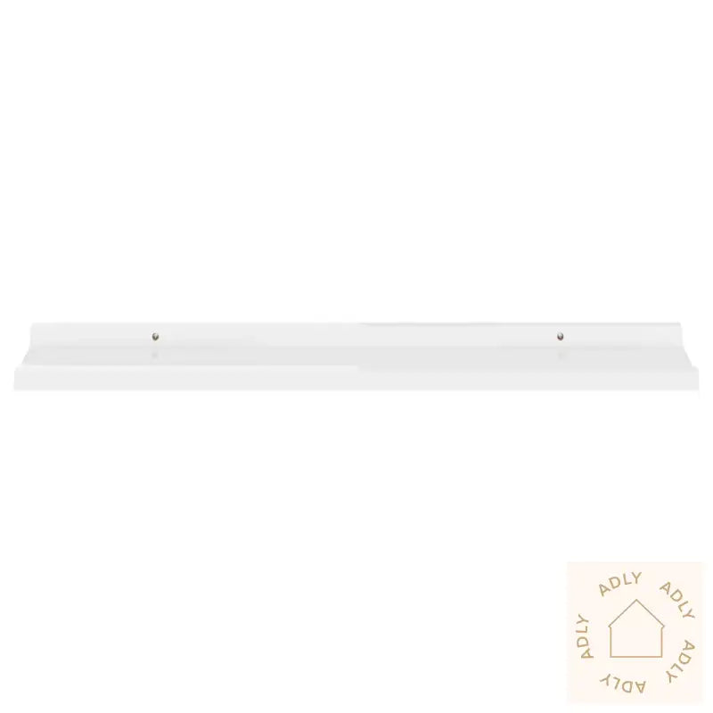 Vegghyller 2 Stk Høyglans Hvit 80X9X3 Cm