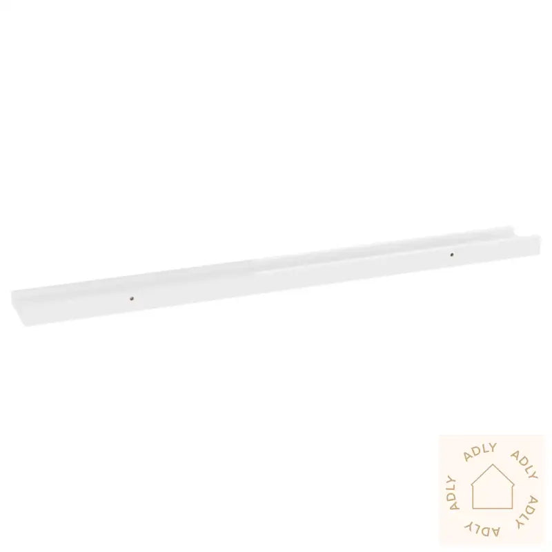 Vegghyller 2 Stk Høyglans Hvit 80X9X3 Cm