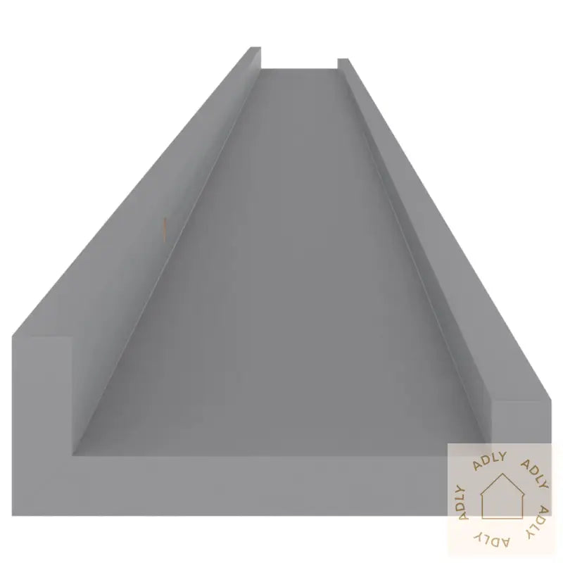 Vegghyller 2 Stk Grå 115X9X3 Cm