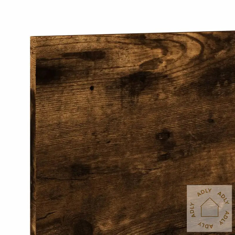 Veggskap 100X16,5X30 Cm Røkt Eik Konstruert Tre