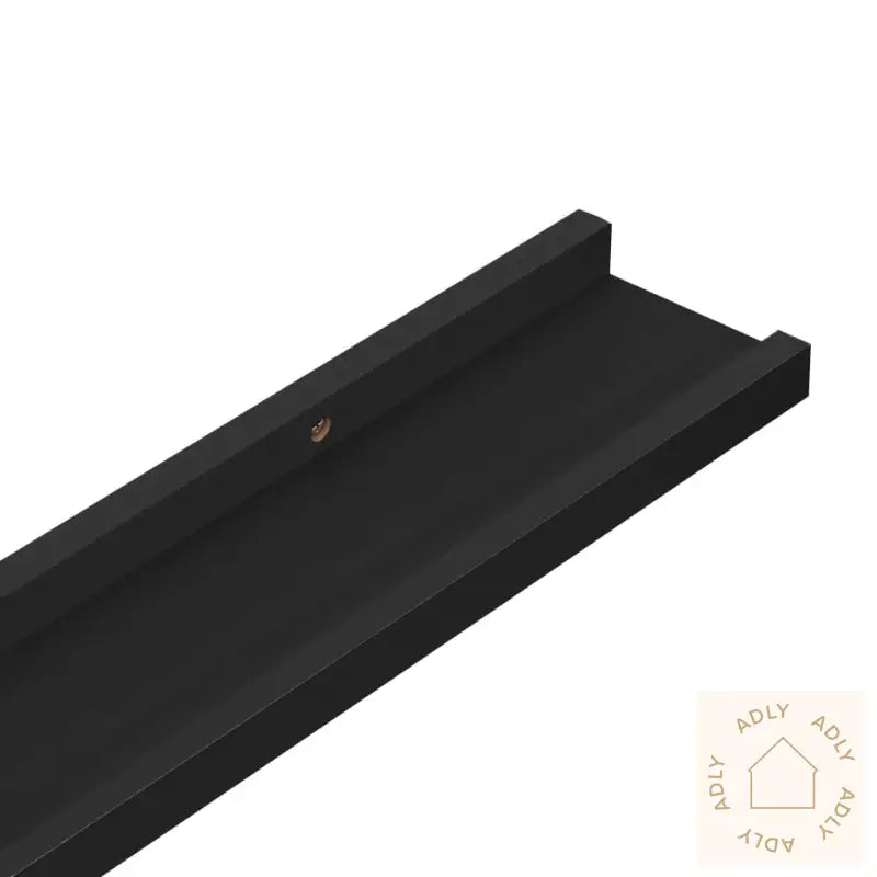 Vegghyller 2 Stk Svart 100X9X3 Cm