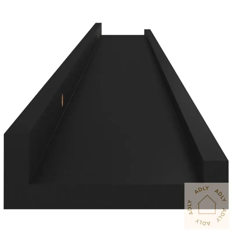 Vegghyller 2 Stk Svart 100X9X3 Cm