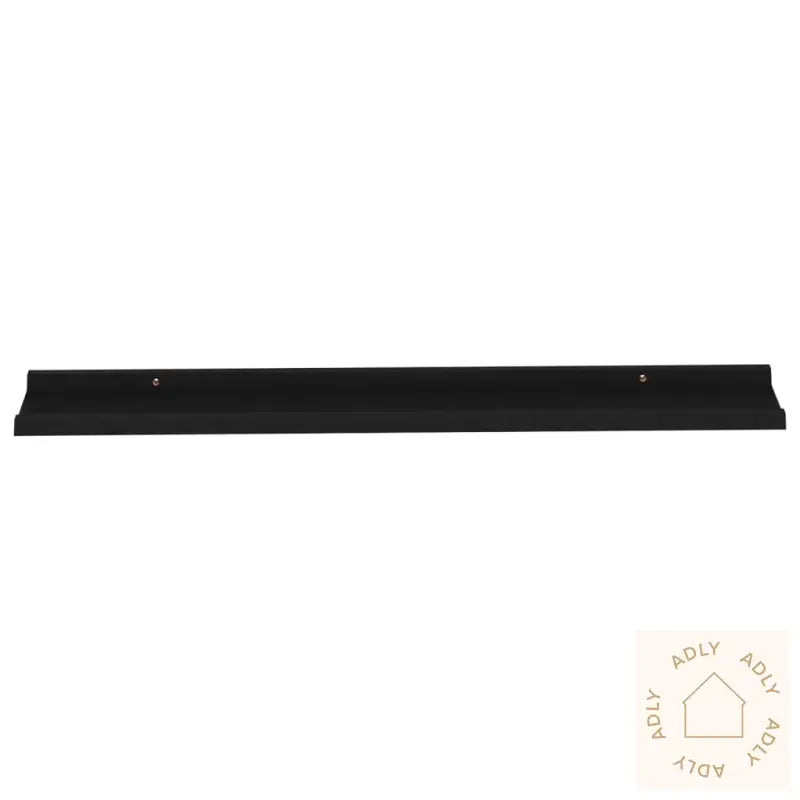 Vegghyller 2 Stk Svart 100X9X3 Cm