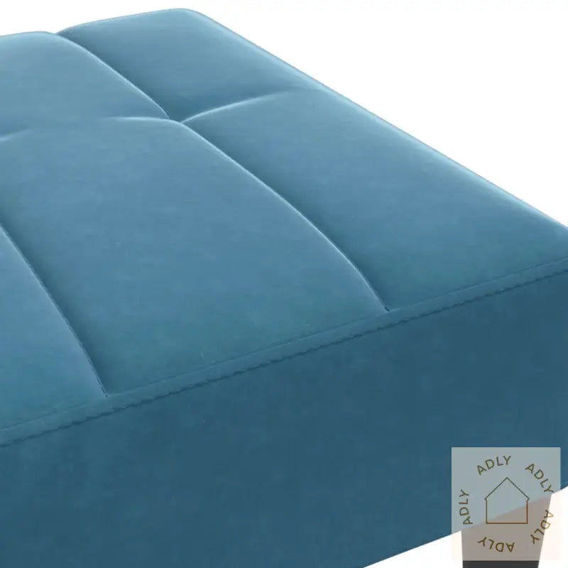 Fotskammel Blå 77X55X31 Cm Fløyel