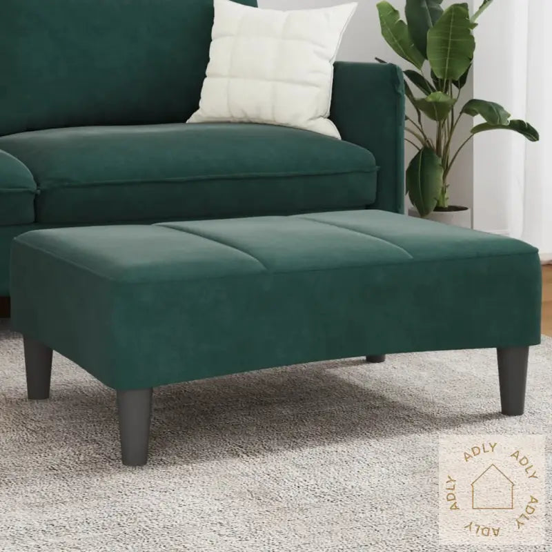 Fotskammel Svart 77X55X31 Cm Fløyel