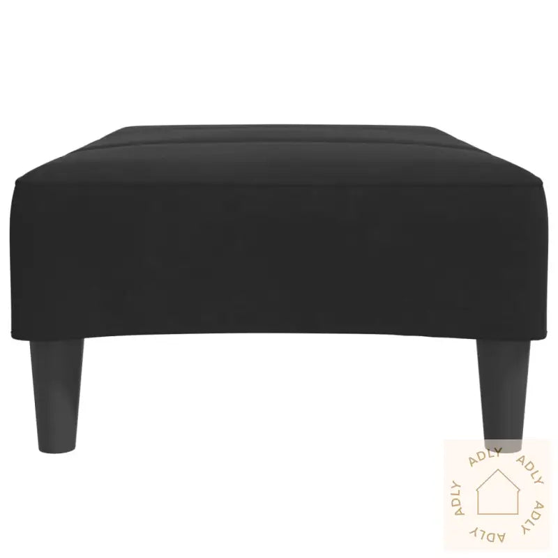 Fotskammel Svart 77X55X31 Cm Fløyel
