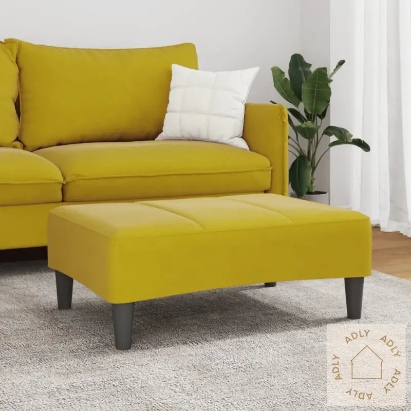 Fotskammel Svart 77X55X31 Cm Fløyel