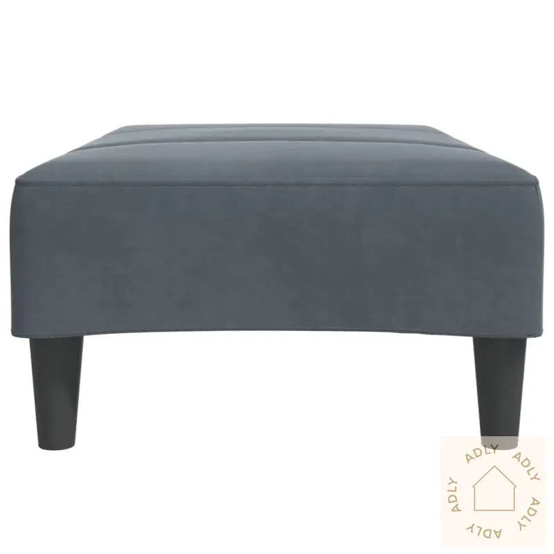 Fotskammel Svart 77X55X31 Cm Fløyel