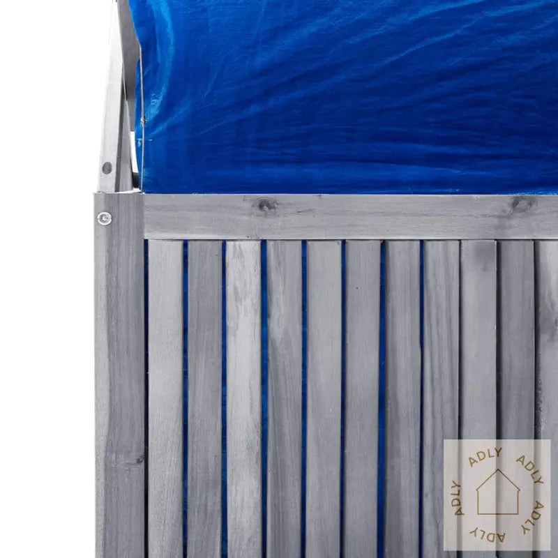 Oppbevaringsboks Med Espalier Grå 99X55X160 Cm Heltre Akasie