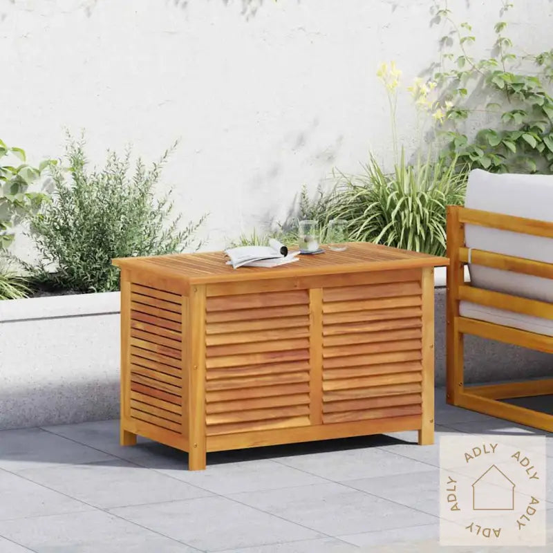 Putekasse Med Lameller 90X50X56 Cm Heltre Akasie