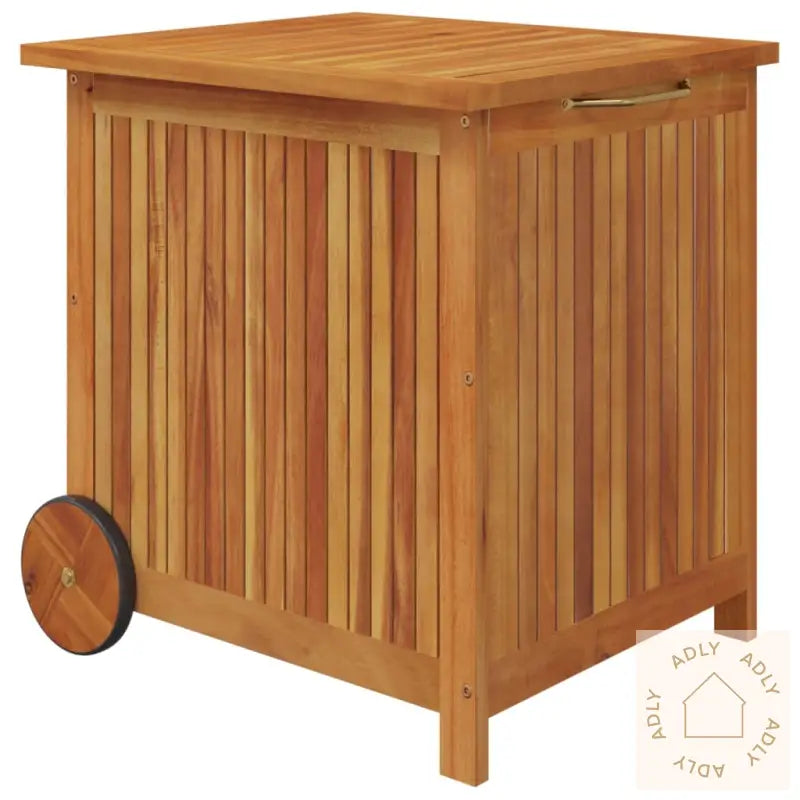 Putekasse Med Hjul 60X50X58 Cm Heltre Akasie