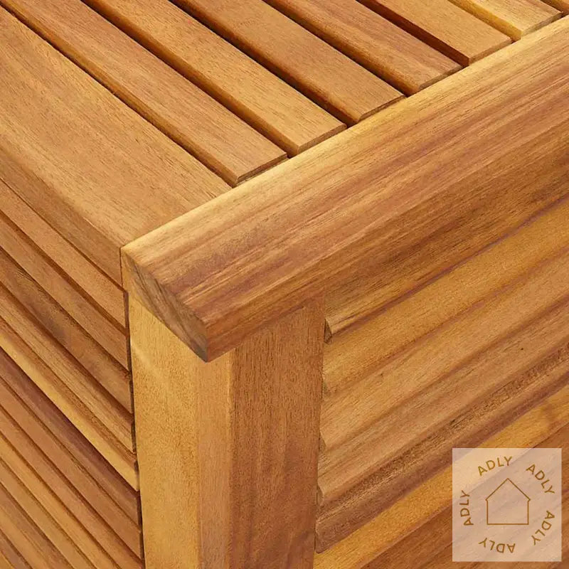 Putekasse Med Lameller 90X50X56 Cm Heltre Akasie