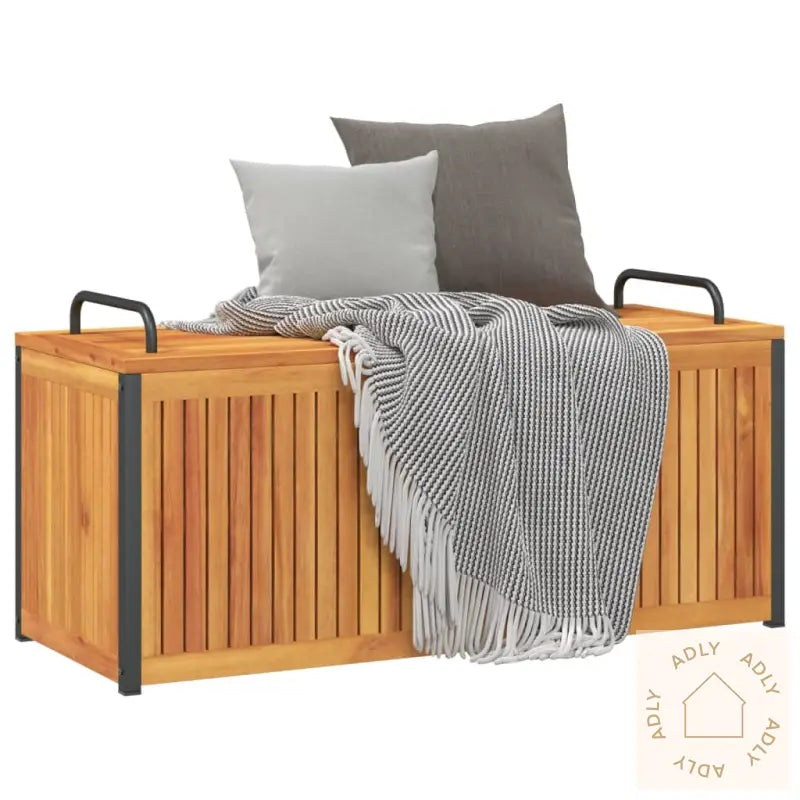 Putekasse 110X45X42/53 Cm Heltre Akasie Og Stål