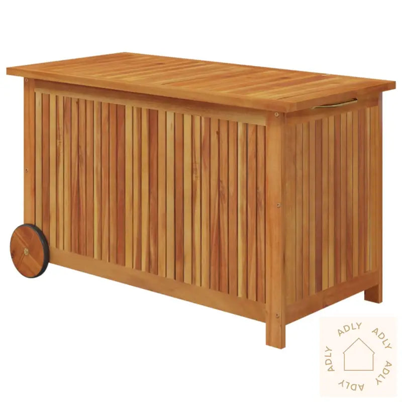 Putekasse Med Hjul 90X50X58 Cm Heltre Akasie
