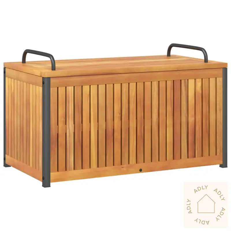 Putekasse 85X45X45/53 Cm Heltre Akasie Og Stål