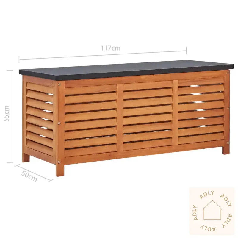 Oppbevaringsboks Til Hage 117X50X55 Cm Heltre Eukalyptus