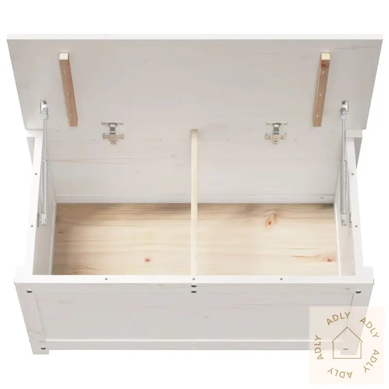 Putekasse Hvit 80X40X45,5 Cm Heltre Furu