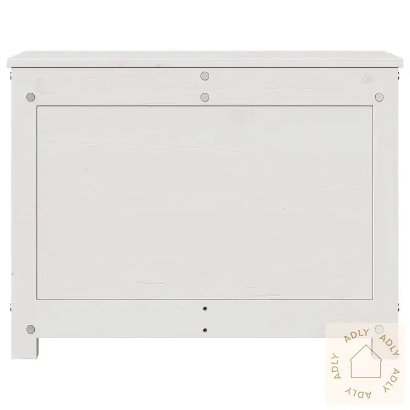 Putekasse Hvit 60X32X45,5 Cm Heltre Furu