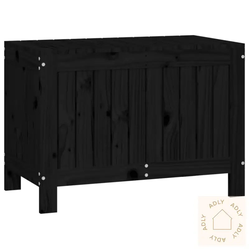Putekasse Svart 76X42,5X54 Cm Heltre Furu