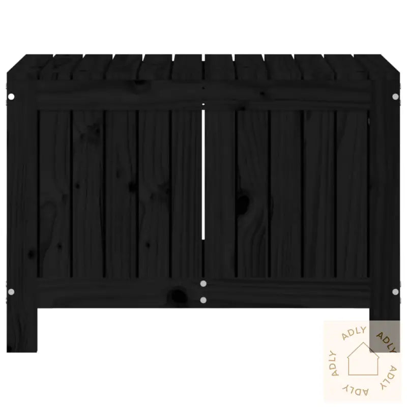 Putekasse Svart 76X42,5X54 Cm Heltre Furu