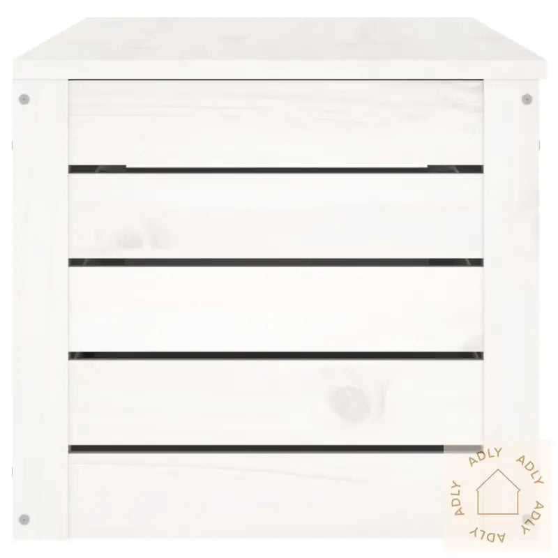 Putekasse Hvit 109X36,5X33 Cm Heltre Furu