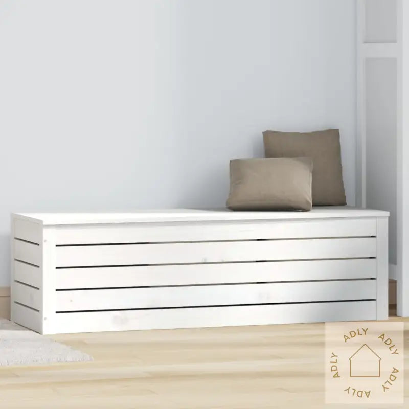 Putekasse Hvit 109X36,5X33 Cm Heltre Furu