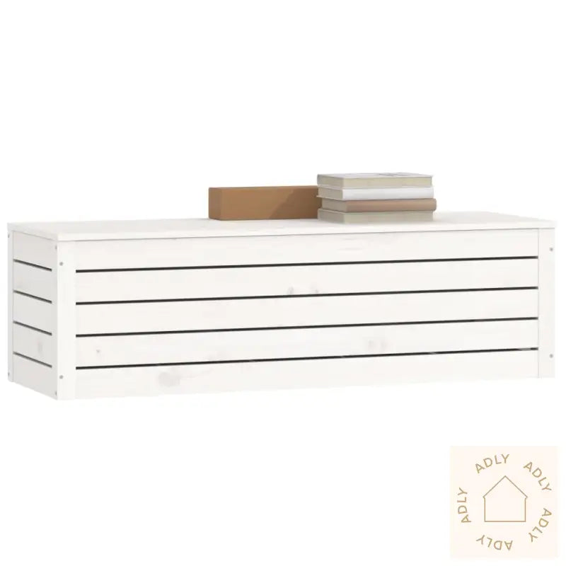 Putekasse Hvit 109X36,5X33 Cm Heltre Furu