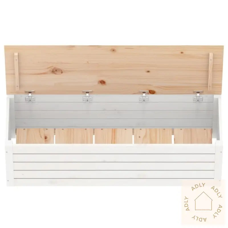Putekasse Hvit 109X36,5X33 Cm Heltre Furu