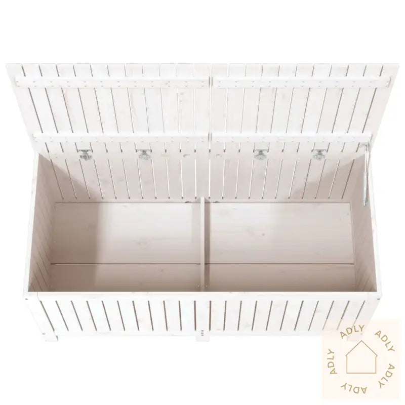 Putekasse Hvit 147X68X64 Cm Heltre Furu