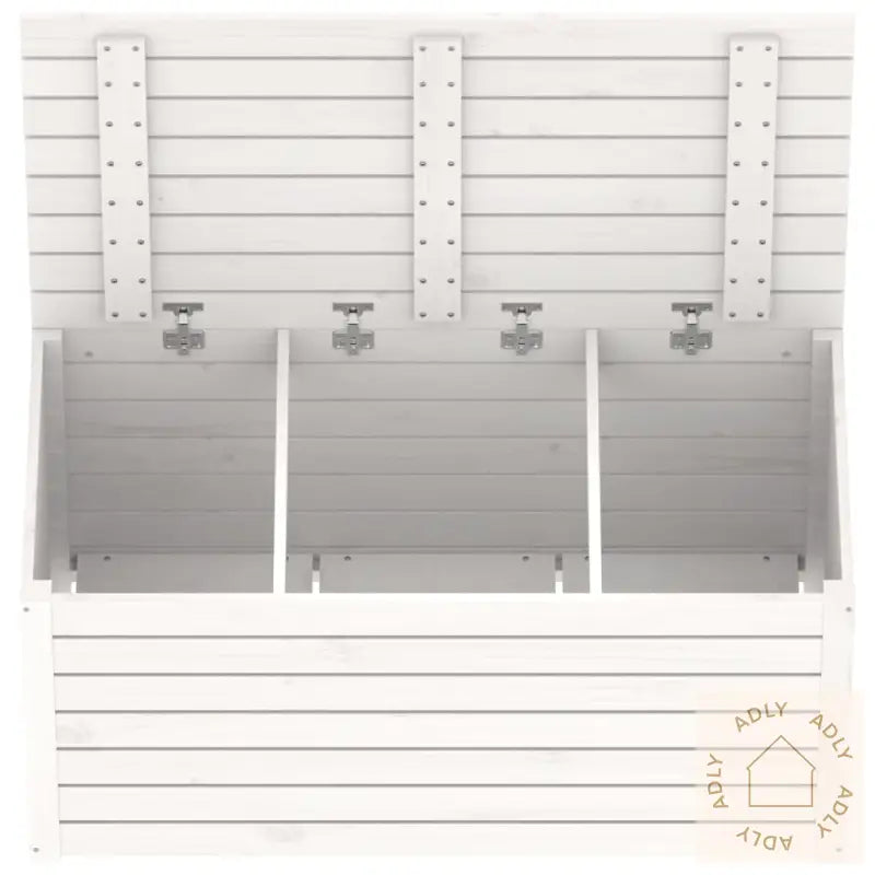 Hagekasse Hvit 101X50,5X46,5 Cm Heltre Furu