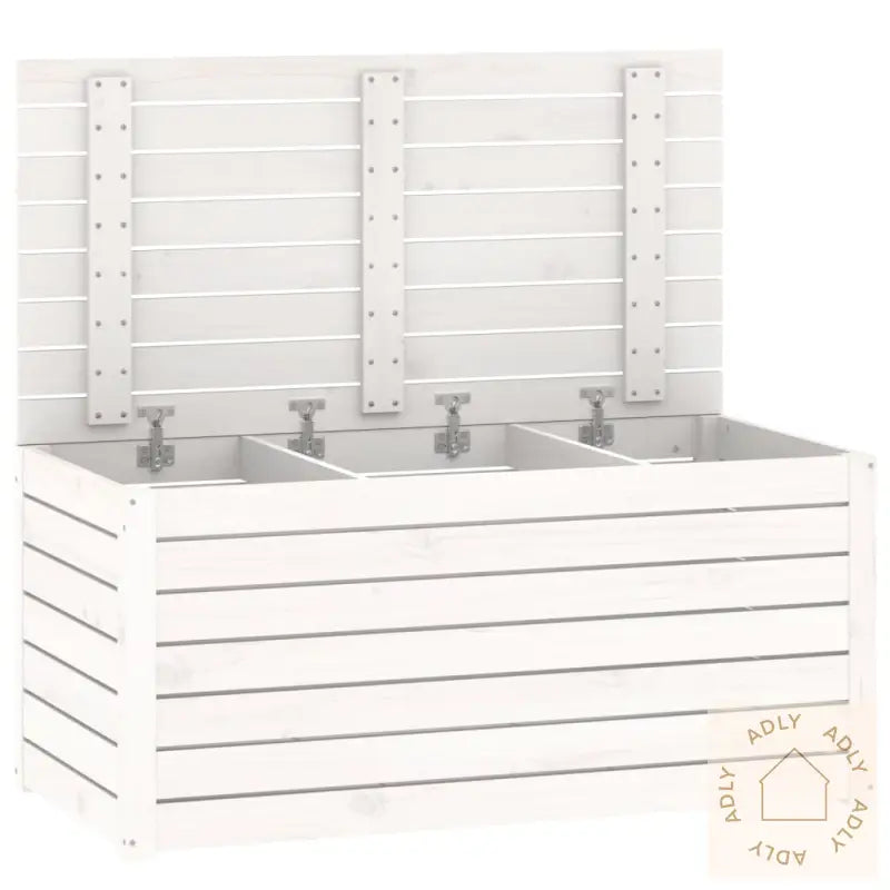 Hagekasse Hvit 101X50,5X46,5 Cm Heltre Furu