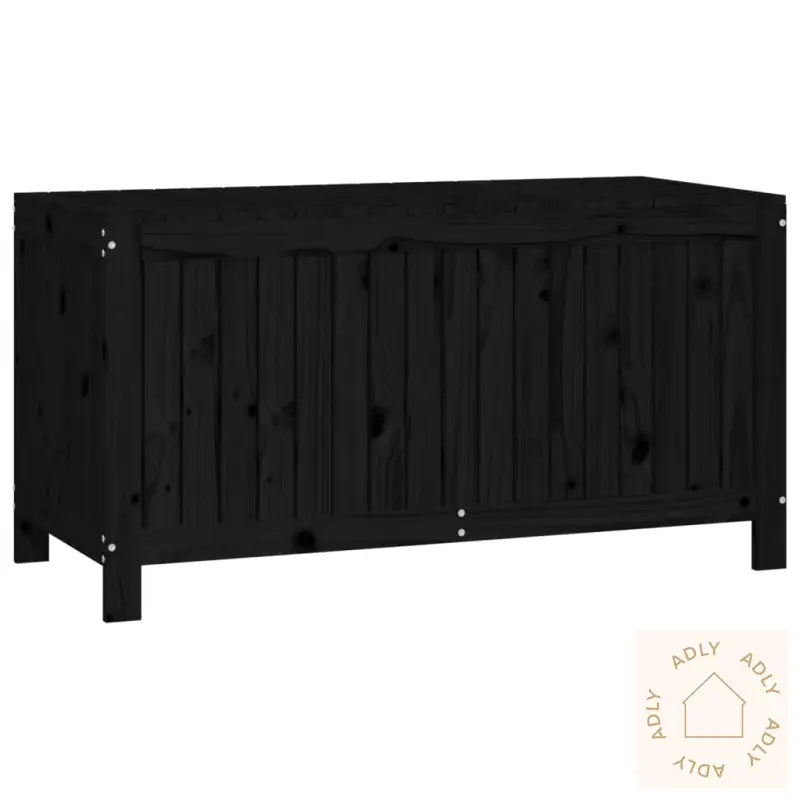 Putekasse Svart 121X55X64 Cm Heltre Furu