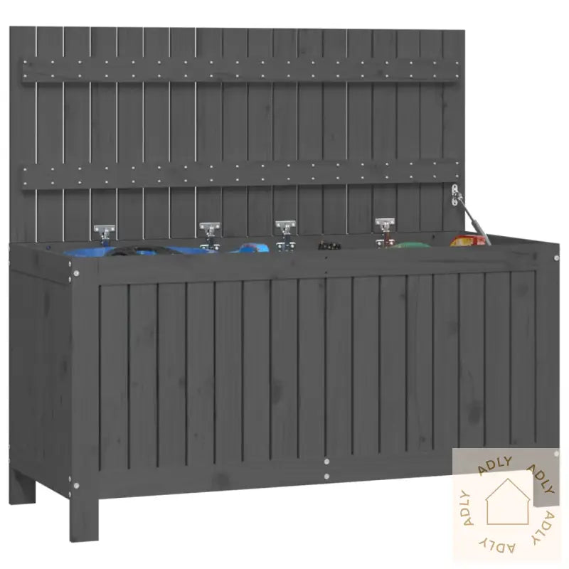 Putekasse Grå 115X49X60 Cm Heltre Furu