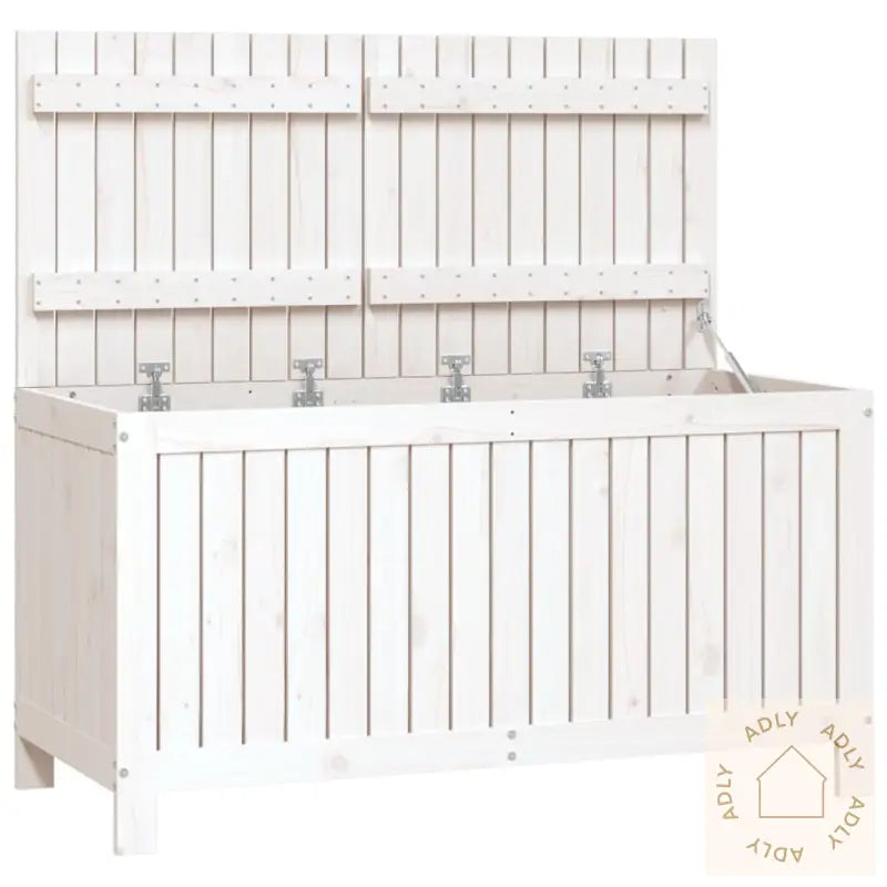 Putekasse Hvid 121X55X64 Cm Heltre Furu