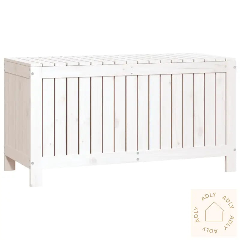 Putekasse Hvit 115X49X60 Cm Heltre Furu