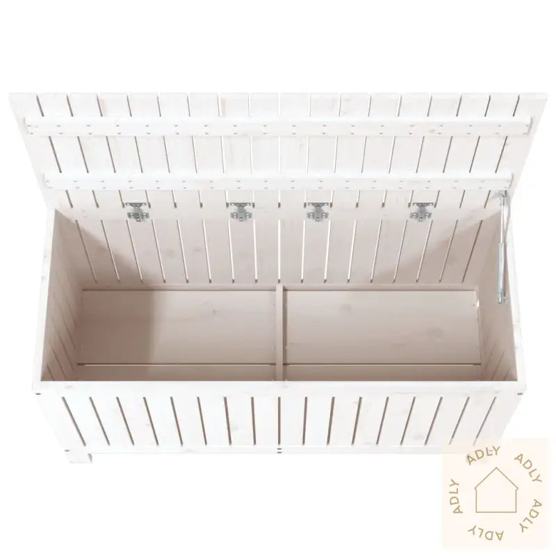 Putekasse Hvit 115X49X60 Cm Heltre Furu