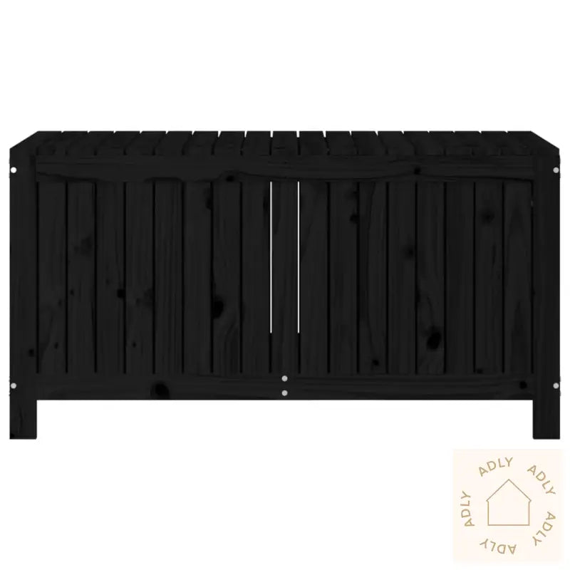 Putekasse Svart 121X55X64 Cm Heltre Furu