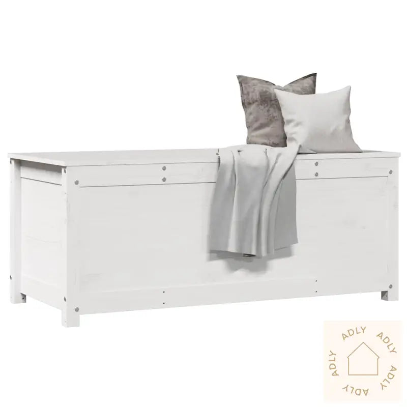 Putekasse Hvit 110X50X45,5 Cm Heltre Furu