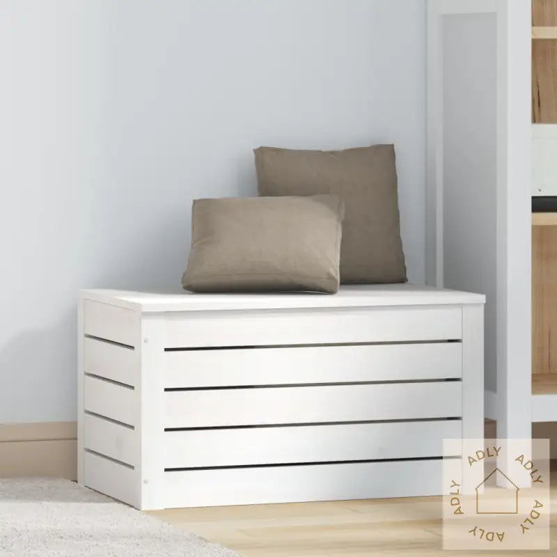 Putekasse Hvit 59,5X36,5X33 Cm Heltre Furu